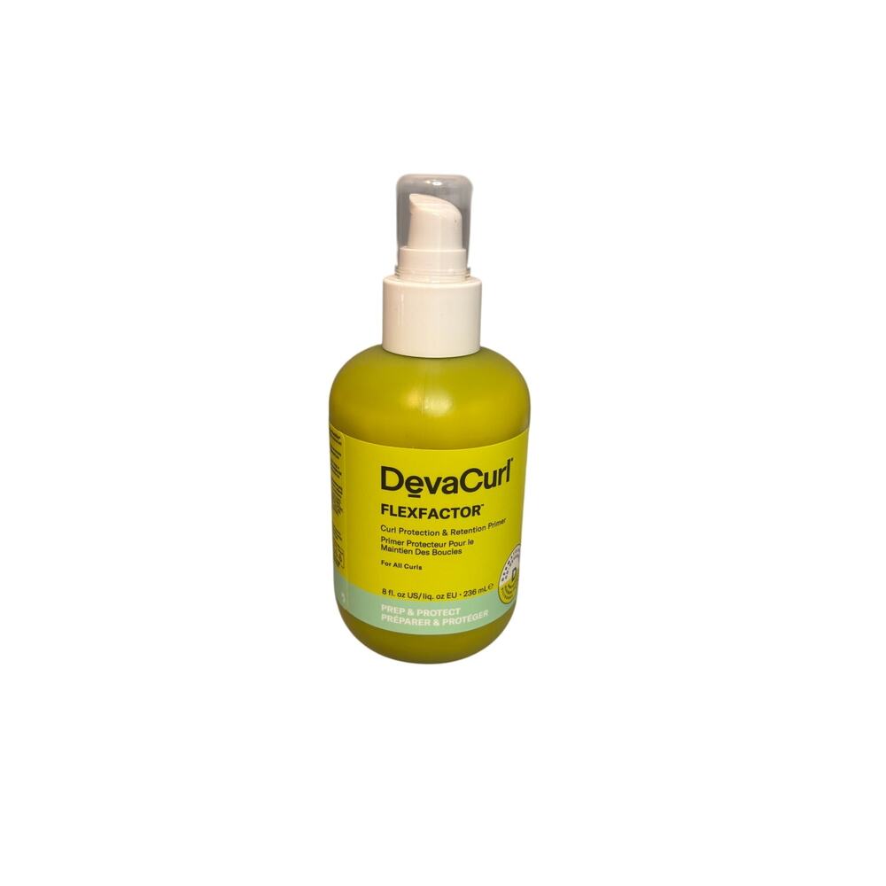 DevaCurl FlexFactor Curl Cream‎ Retention Primer For All Curls 8 fl oz Pump